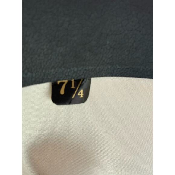 Vintage Dobbs Mens Brown Wool Felt Black Feather Fedora Hat 7 1/4 - Picture 9 of 16